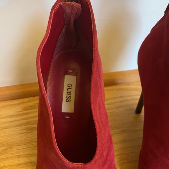 COPY - High heel suede Guess heels
